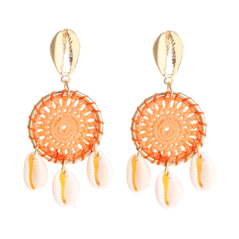 Coral Shell Earrings