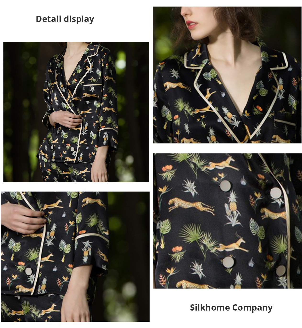 Custom Lady Silk Pajamas Silk Sleepwear | Custom Lady Silk Pajamas | Silk Sleepwear