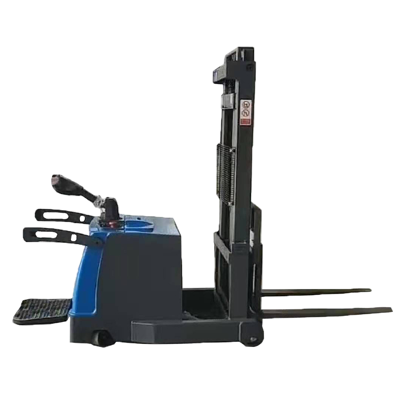 Counterbalanced Electric Forklifts with Rider Platform