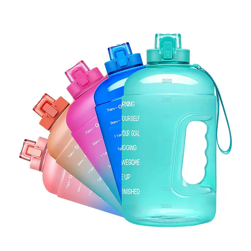 1700 ml of transparent neon colorful high quality without bisphenol A plastic fitness bottled water 5 gallon P03-0276