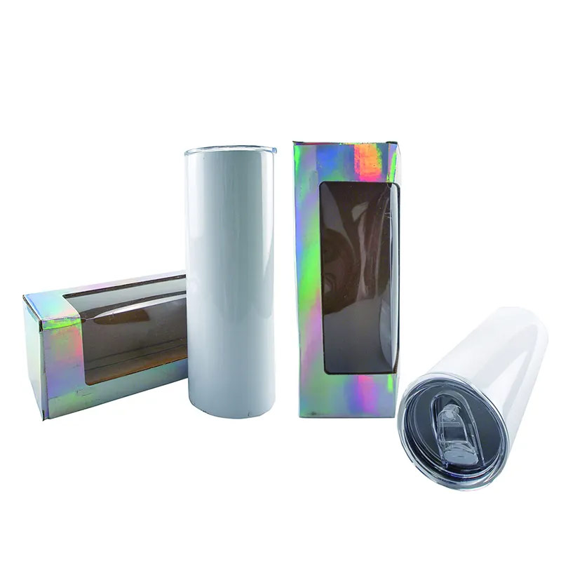 600ml stainless steel vacuum insulated sublimation cooler tumbler with straw S01-0423 glam camp