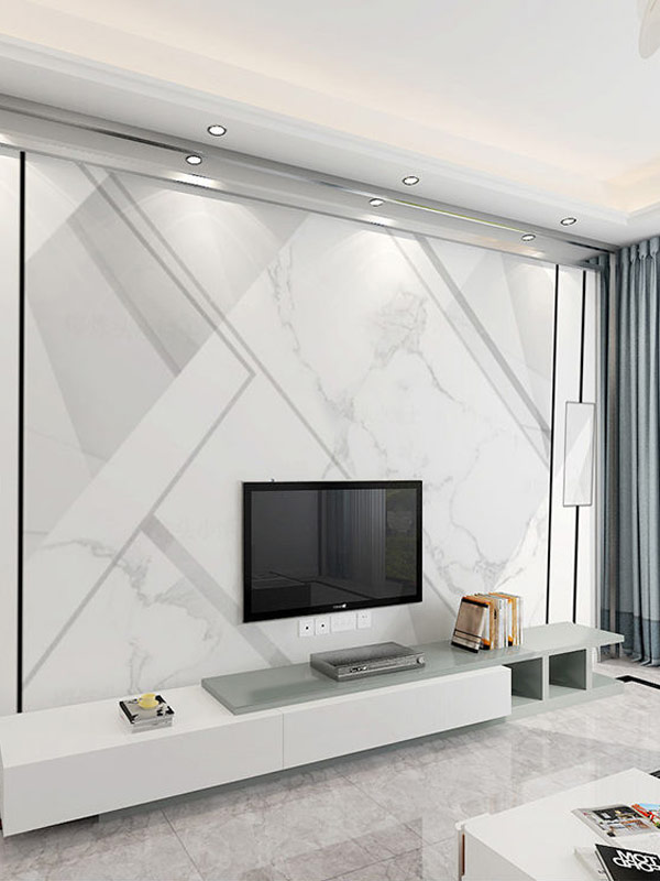 Simple light luxury geometric wallpaper