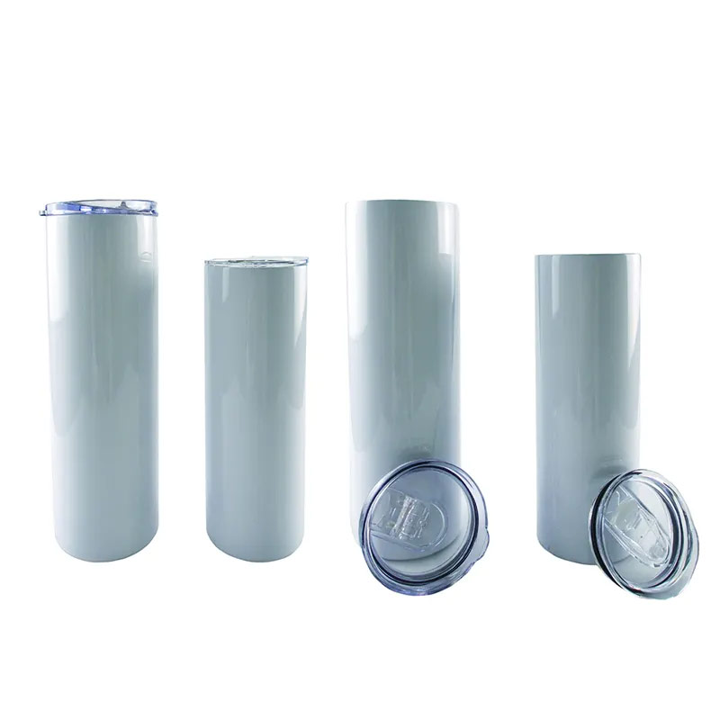 600ml stainless steel vacuum insulated sublimation cooler tumbler with straw S01-0423