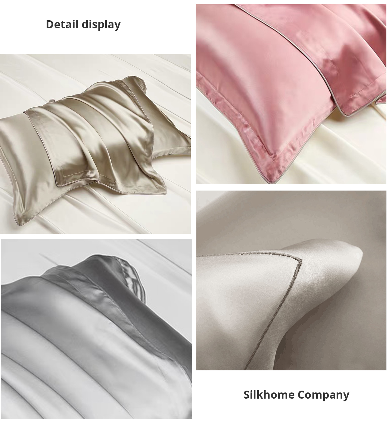 Plain Dyeing Silk Pillowcase | Luxury Home Silk Pillowcase | Envelop Silk Pillowcase
