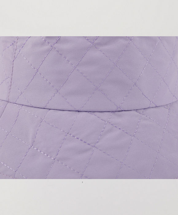 Lilac Quilted Bucket Hat