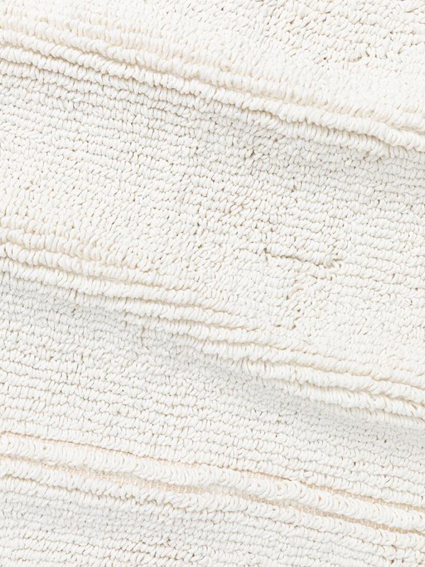Off-white double stripe bath mat