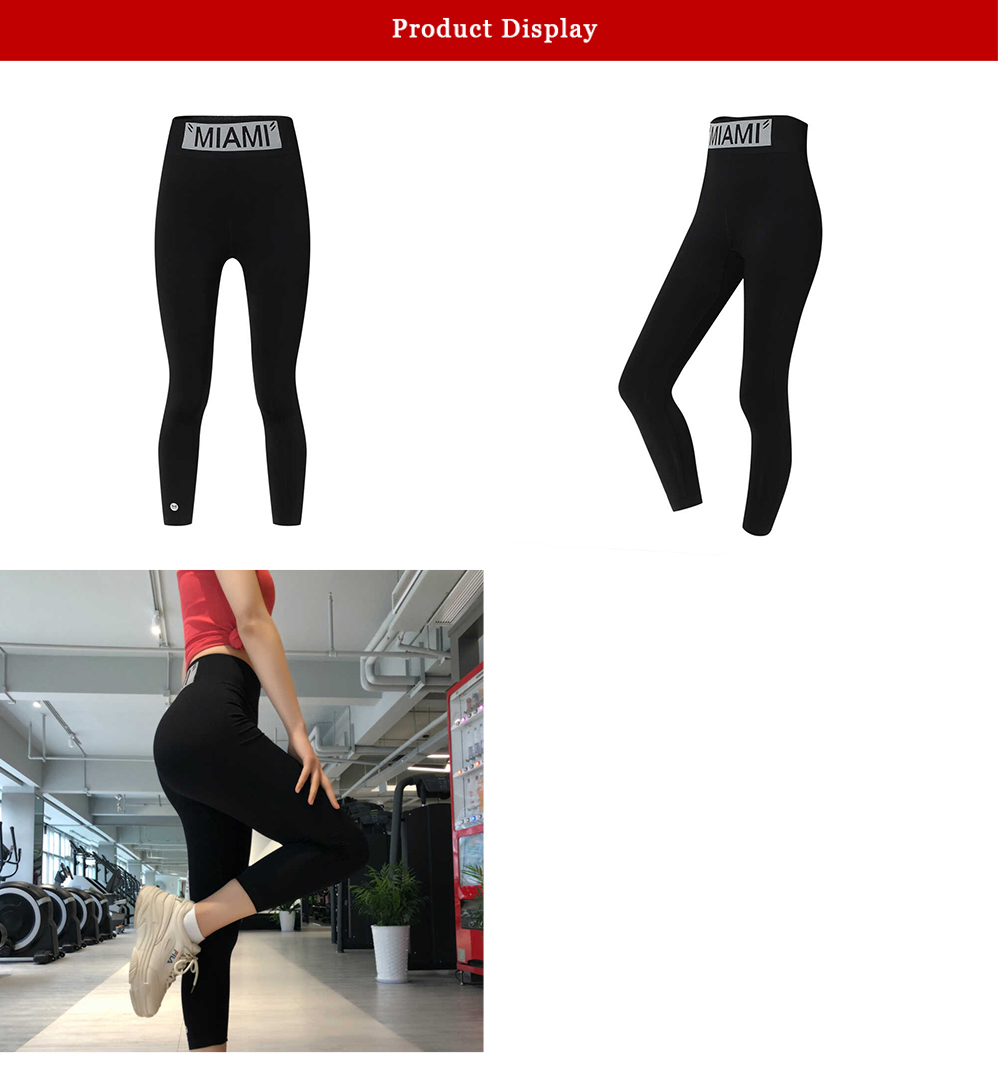 China customized black sport legging