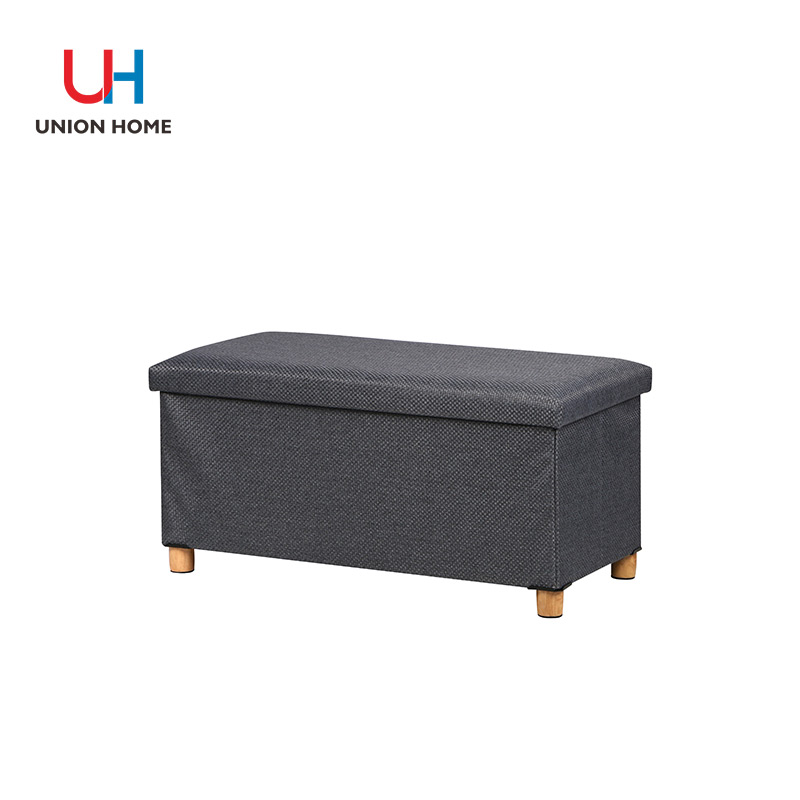 Black non-woven foldable stool