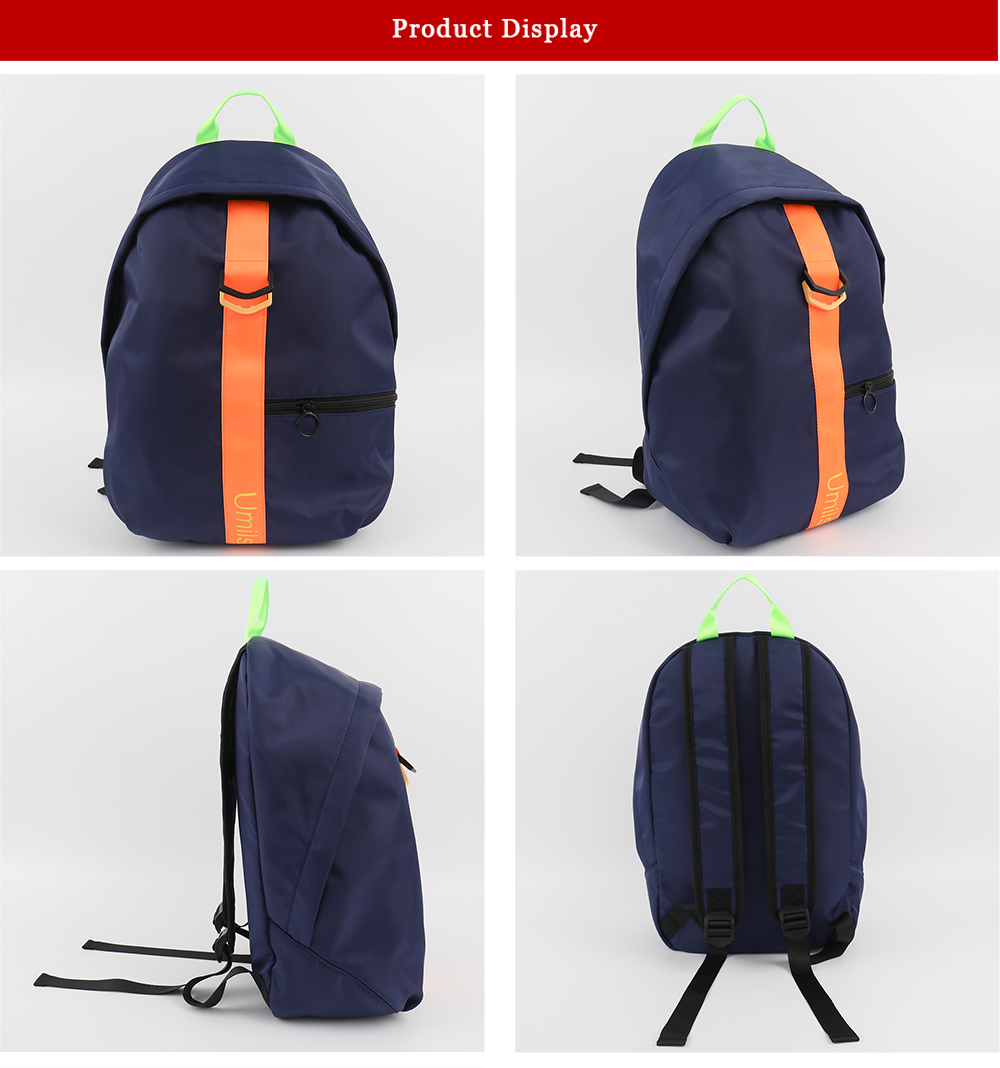 Navy blue Sport Backpack | Fluorescence orange Sport Backpack | Sport Backpack