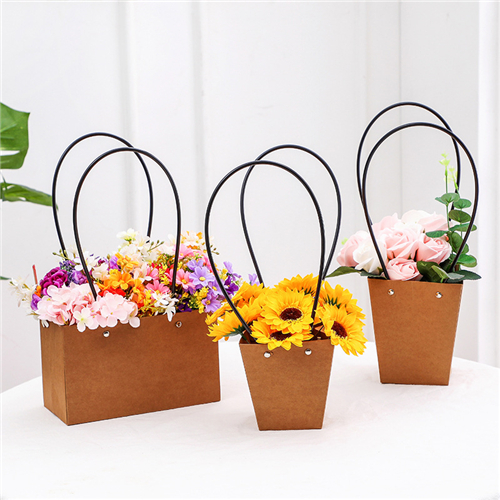 Customized floral paper bags