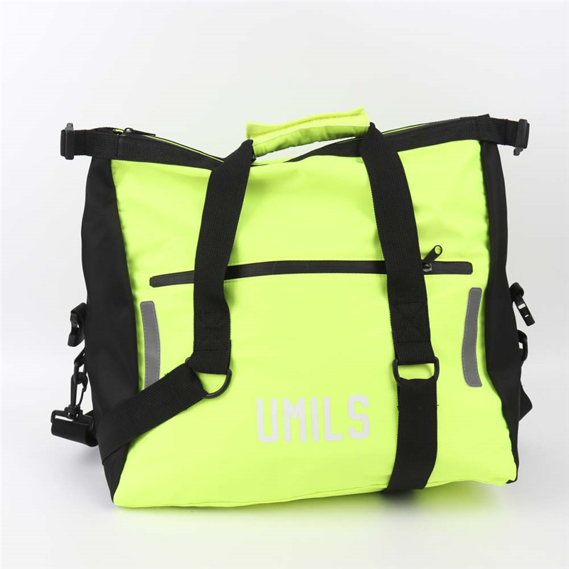 Fluorescence Green Black Fitness Bag | Fitness Bag | Custom Fitness Bag