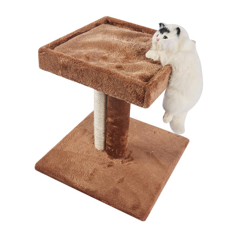 Small double deck cat crawler with sisal pole pet product