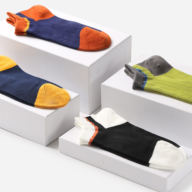 Popular sale soft man light ultrathin model odorous-proof cotton ankle socks