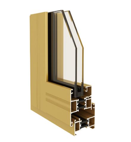 45 series heat insulation exterior casement window
