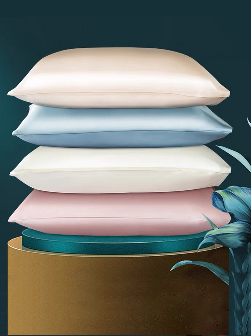 Pure Color Silk Pillowcase | Organic Silk Pillowcase | Mulberry Silk Pillowcase 