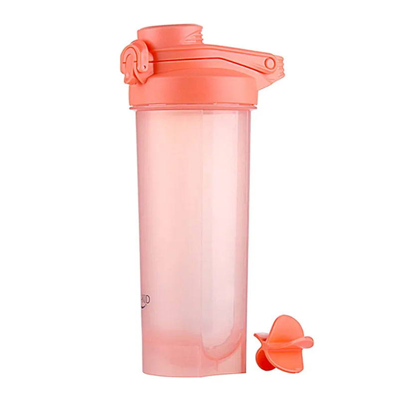 400 ml of environmentally friendly plastic classic neon cup for protein milkshake  P01-0084 glam camp