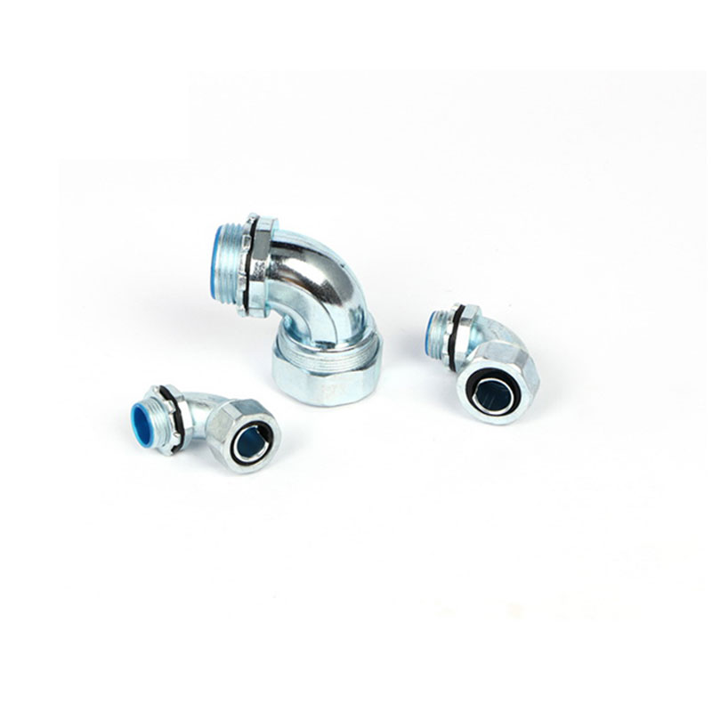 90 Degree liquid tight connector flexible conduit