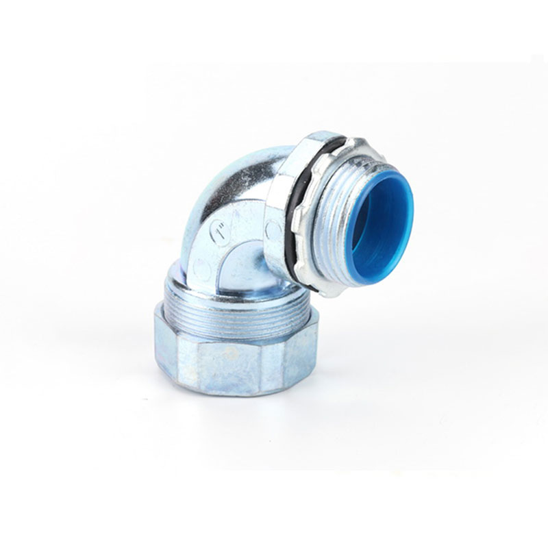 90 Degree liquid tight connector flexible conduit