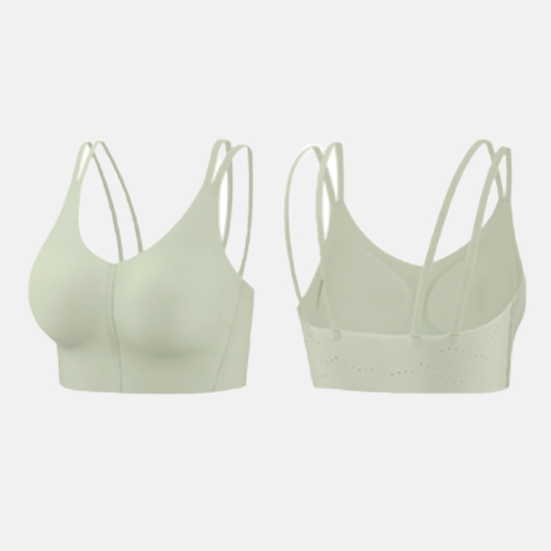New design removable chest pad women sport running jogging fitness tank top bra