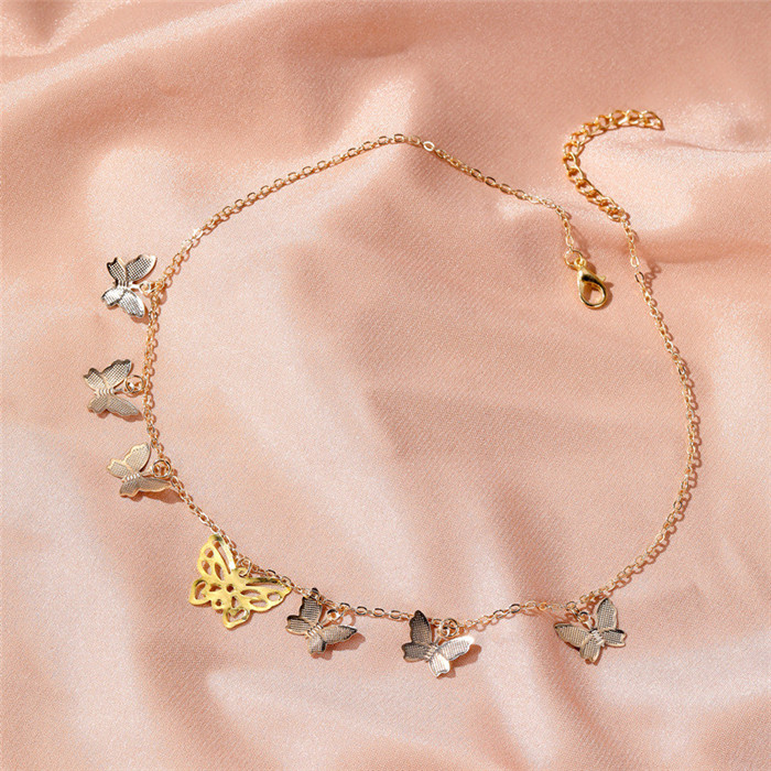 7 butterfly necklace