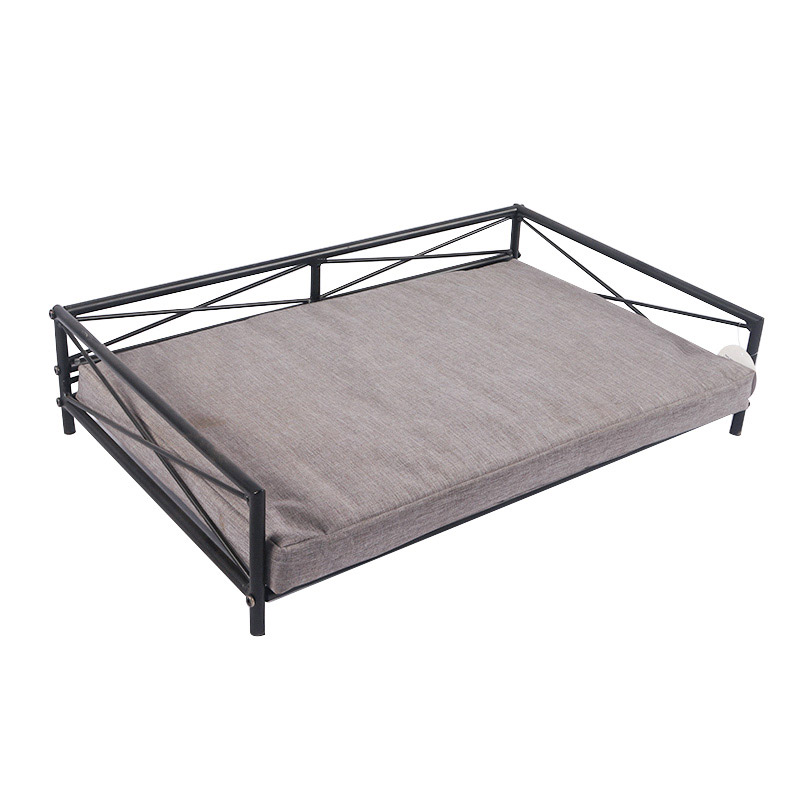 Rectangular metal cat bed pet product