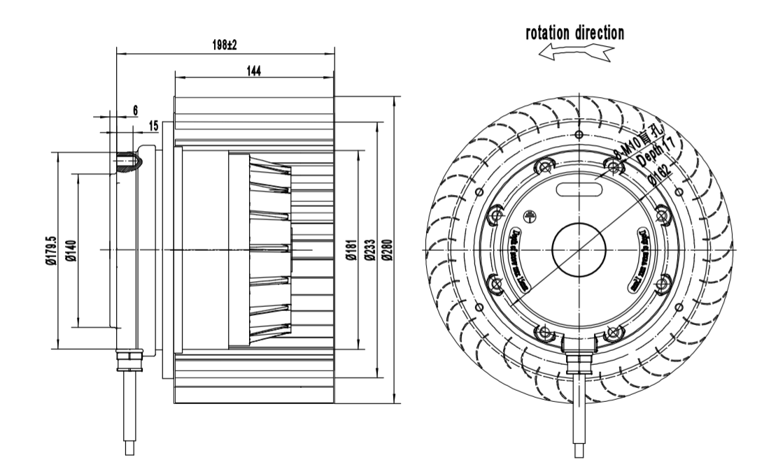 Centrifugal fan, ec fan, axial fan, blower fan, radial fan, EC motor, external rotor motor, DC fan; DC motor; DC brushless motor