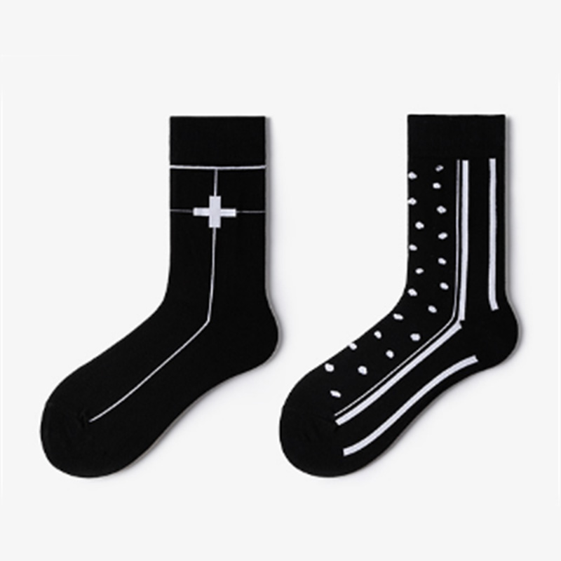 Black bamboo sock man business dress socks men breathable black socks