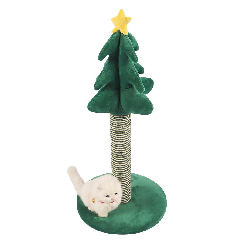 Christmas tree cat scratching post pet product