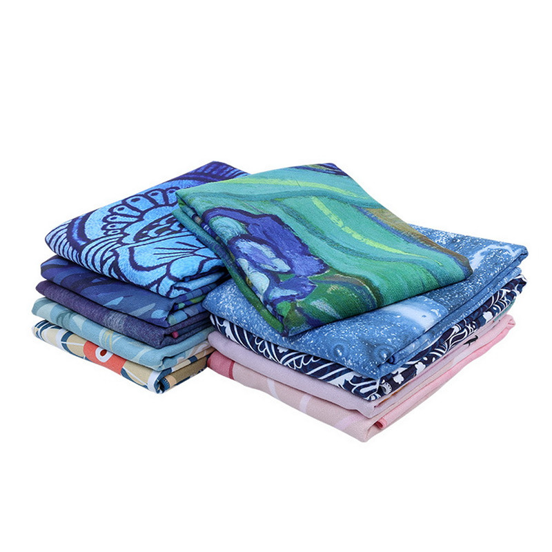 China Blue Yoga towel | Yoga towel in China | Yoga towel manufacturer
