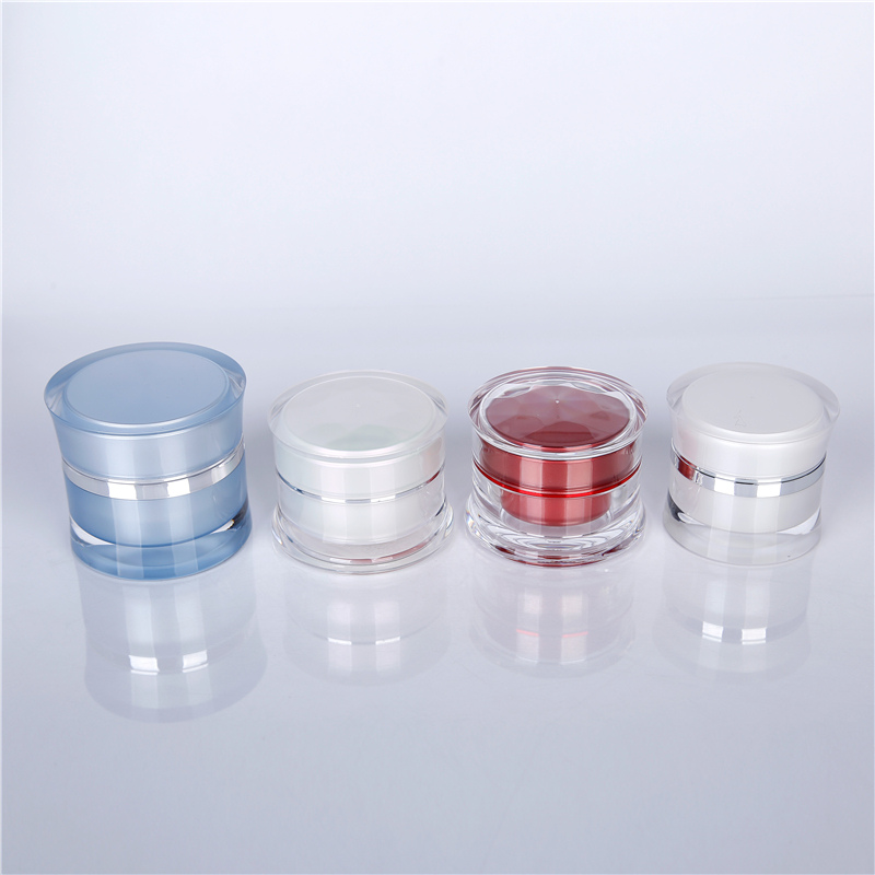  acrylic cosmetic jars