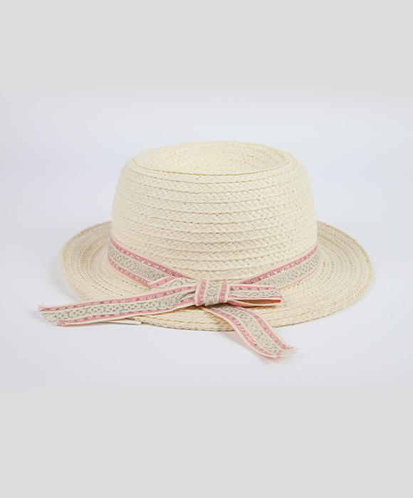 Custom Pink Straw Hat