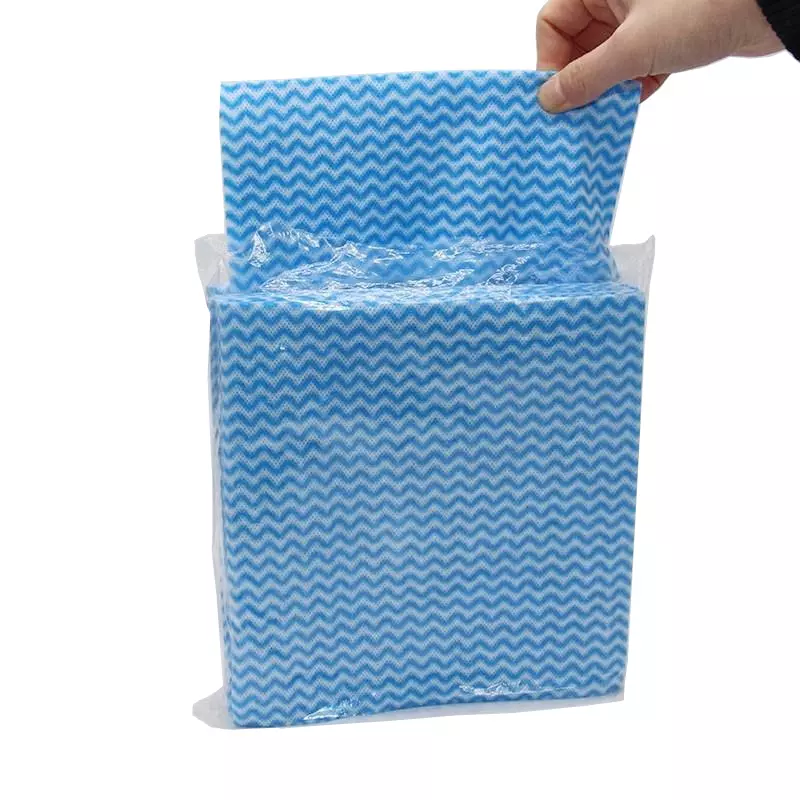 Disposable cleaning towel non-stick fiber
