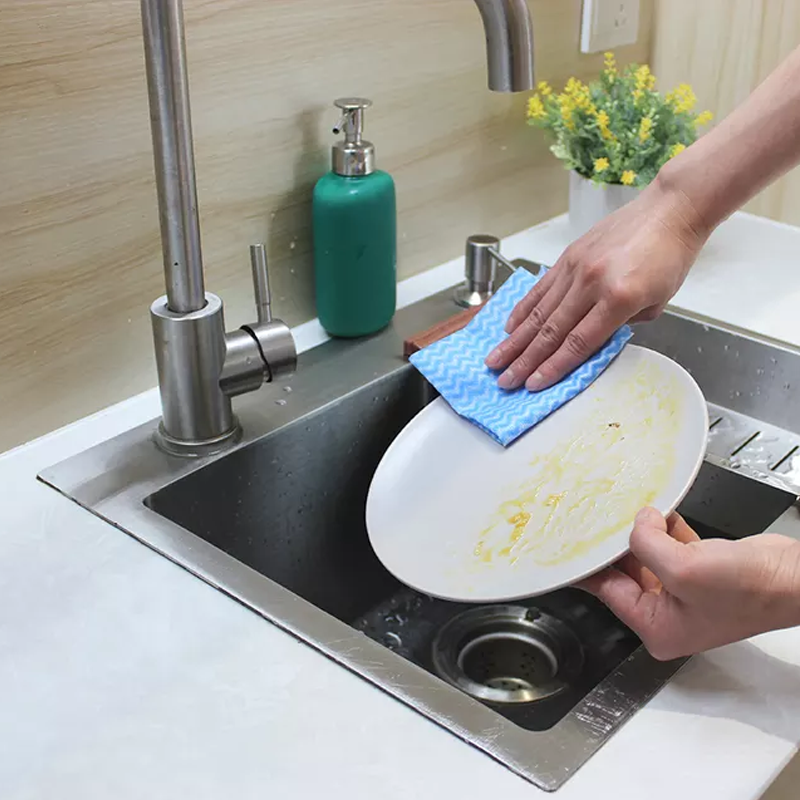 Reusable kitchen cleaning dry towels
