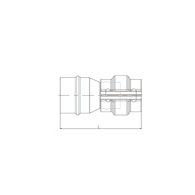 Aluminum tubing fittings aluminum reducer-to-tube fittings (BA)