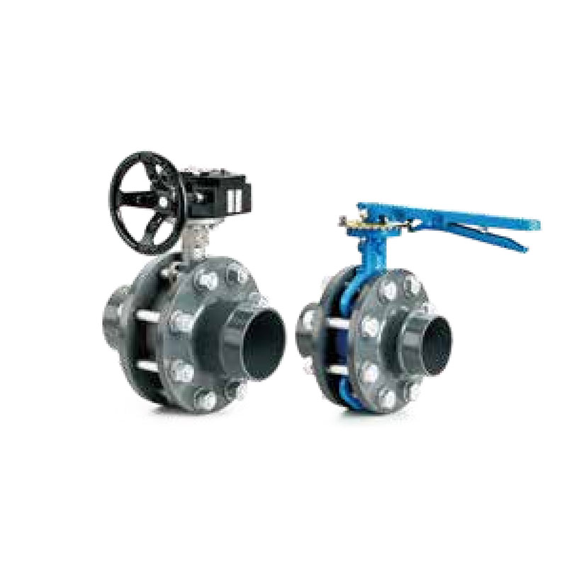 Aluminum tubing fittings butterfly valve