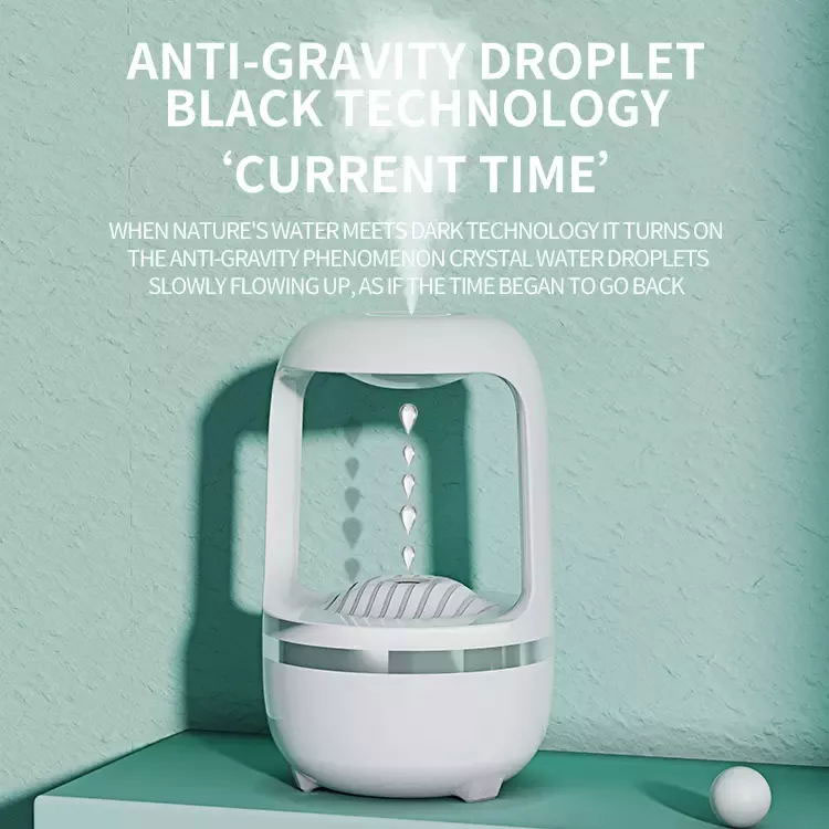 Anti-Gravity Ultrasonic Humidifier Water Droplet Reflux Suspension 500Ml Humidifier