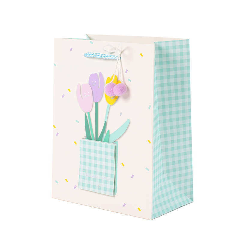 Tulip Purple Hairball Gift Bag 