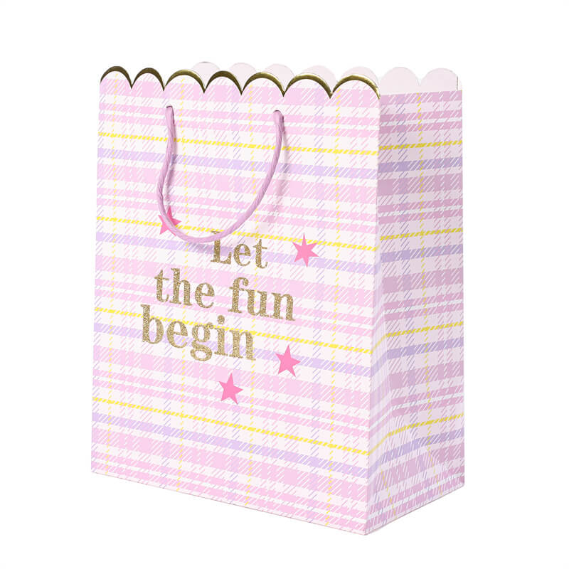 Christmas Plaid Gift Bags