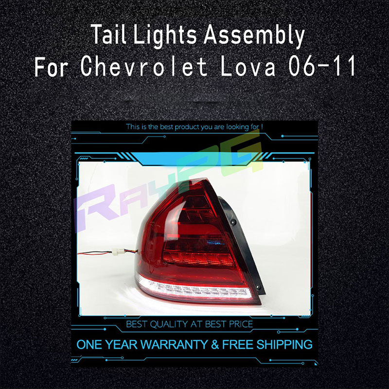 Auto Styling Tail Light for Chevrolet Aveo Tail Light 2008-2015 Lova Led Tail Light Dynamic Turn Signal