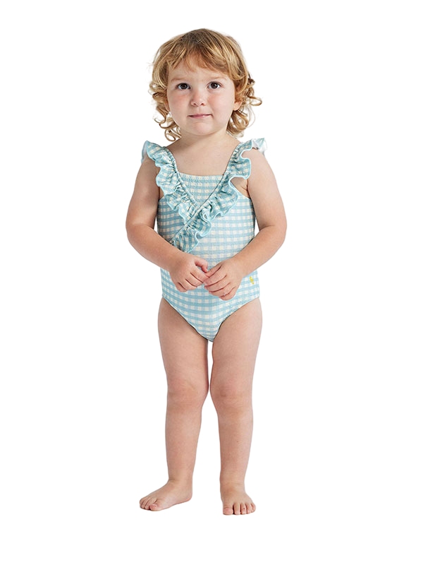 Baby Girl Sunsuit One Piece Swimsuit