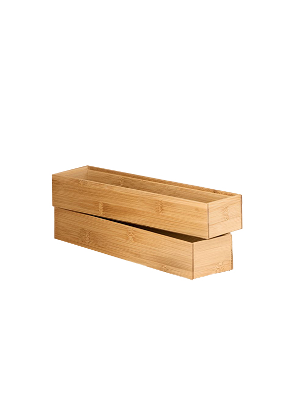 Bamboo drawer organizer (Set of 2)