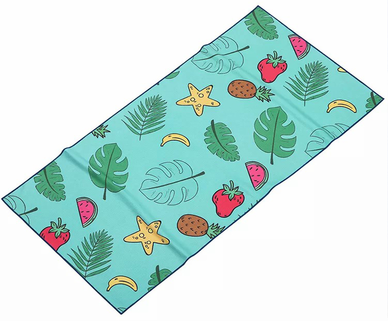 Cactus cartoon pattern modern decorative beach towel blanket 5