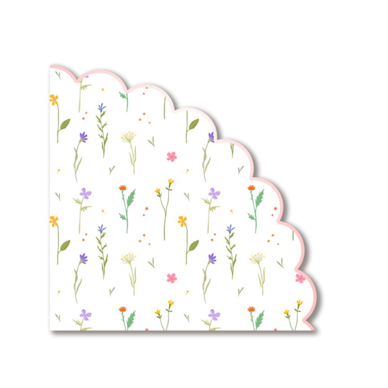 Birthday party flower disposable  paper napkin HP005