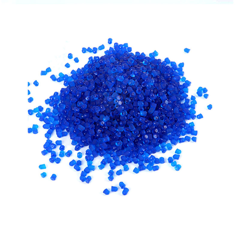 Blue PVC granules