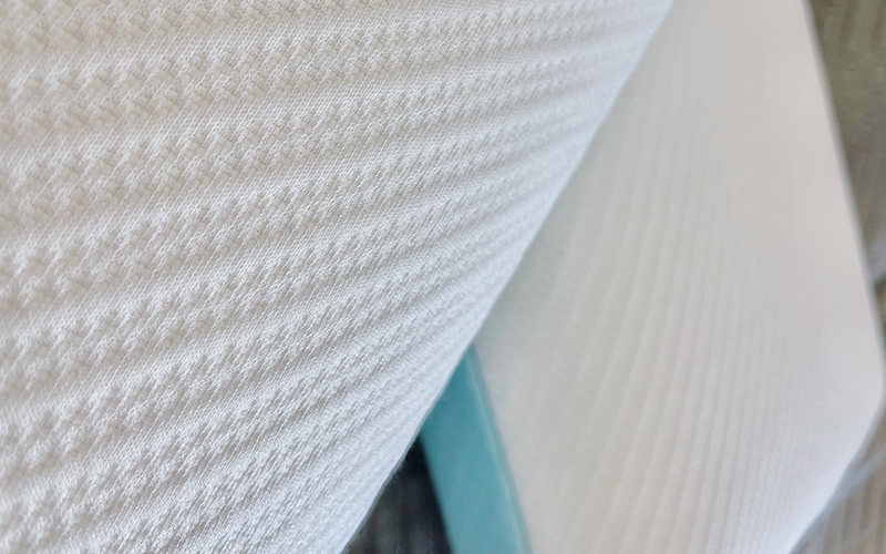 Breathable polyester pillow fabric