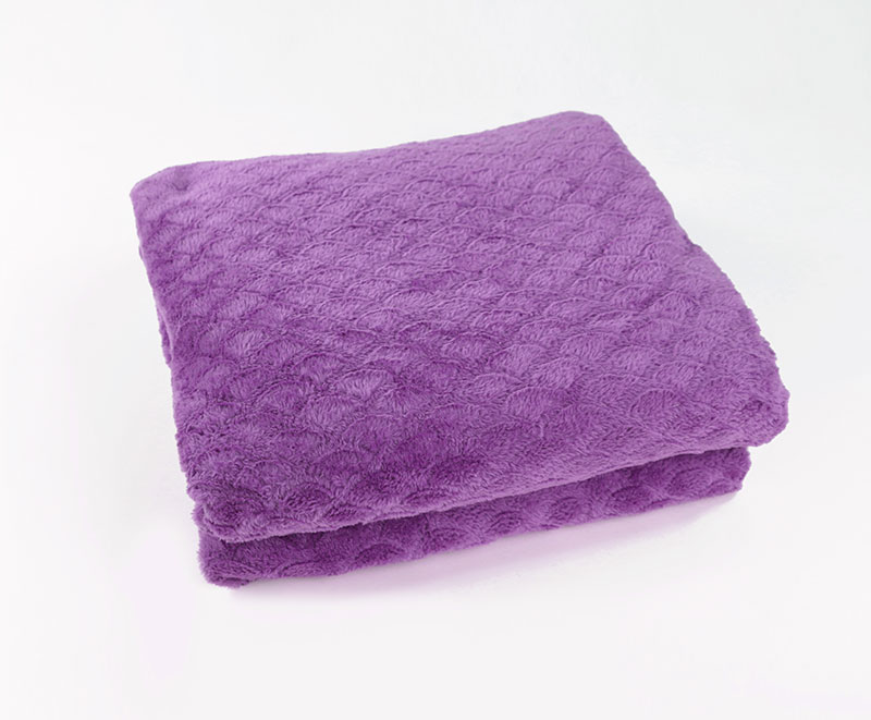 Lavender elegant brushed flannel blanket 10