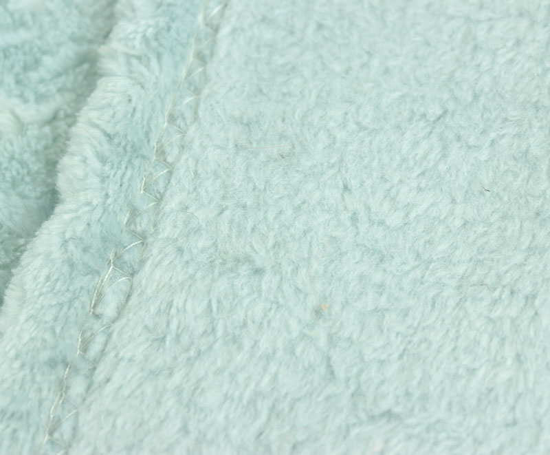 Mint green brushed single ply flannel blanket 27