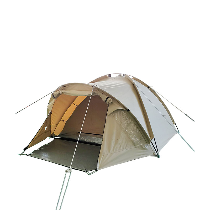 Canvas camping dome tent