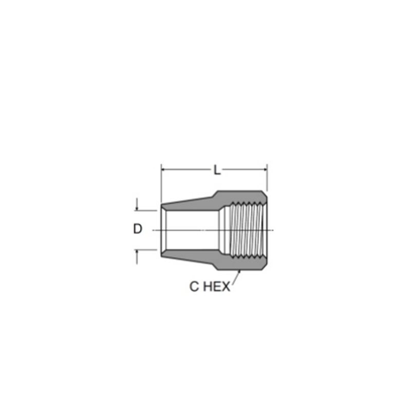 Compression long nut [Ref.SAE NO.060111]