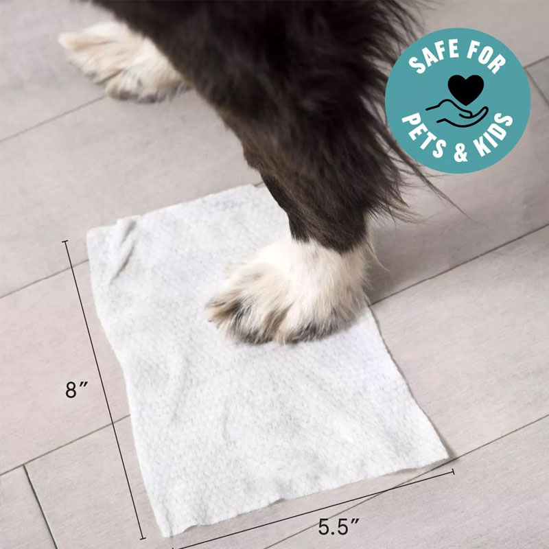 Portable dog and cat wipes
